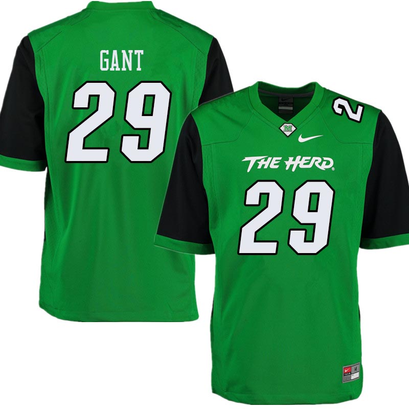 Men #29 Malik Gant Marshall Thundering Herd College Football Jerseys Sale-Green